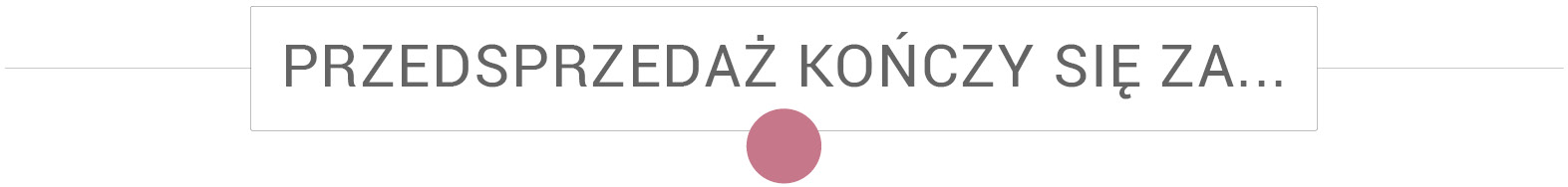 przedsprzedaż kończy się za...