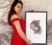Plakat anatomiczny płód w 9 miesiącu ciąży